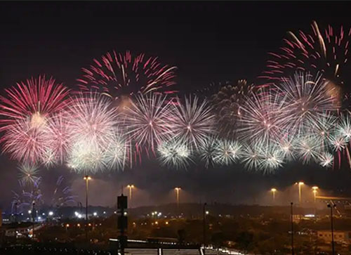 耒阳市焰火晚会